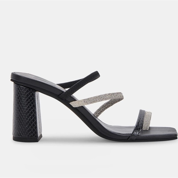 NEW! Dolce Vita Black Onyx Stella Prisma Heels - Size 8.5 - Picture 3 of 13